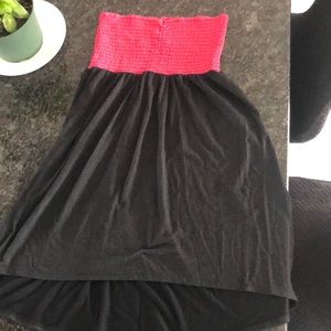 Strapless cover up